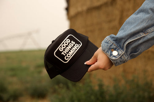 GOOD THINGS COMING. Foam Trucker Hat