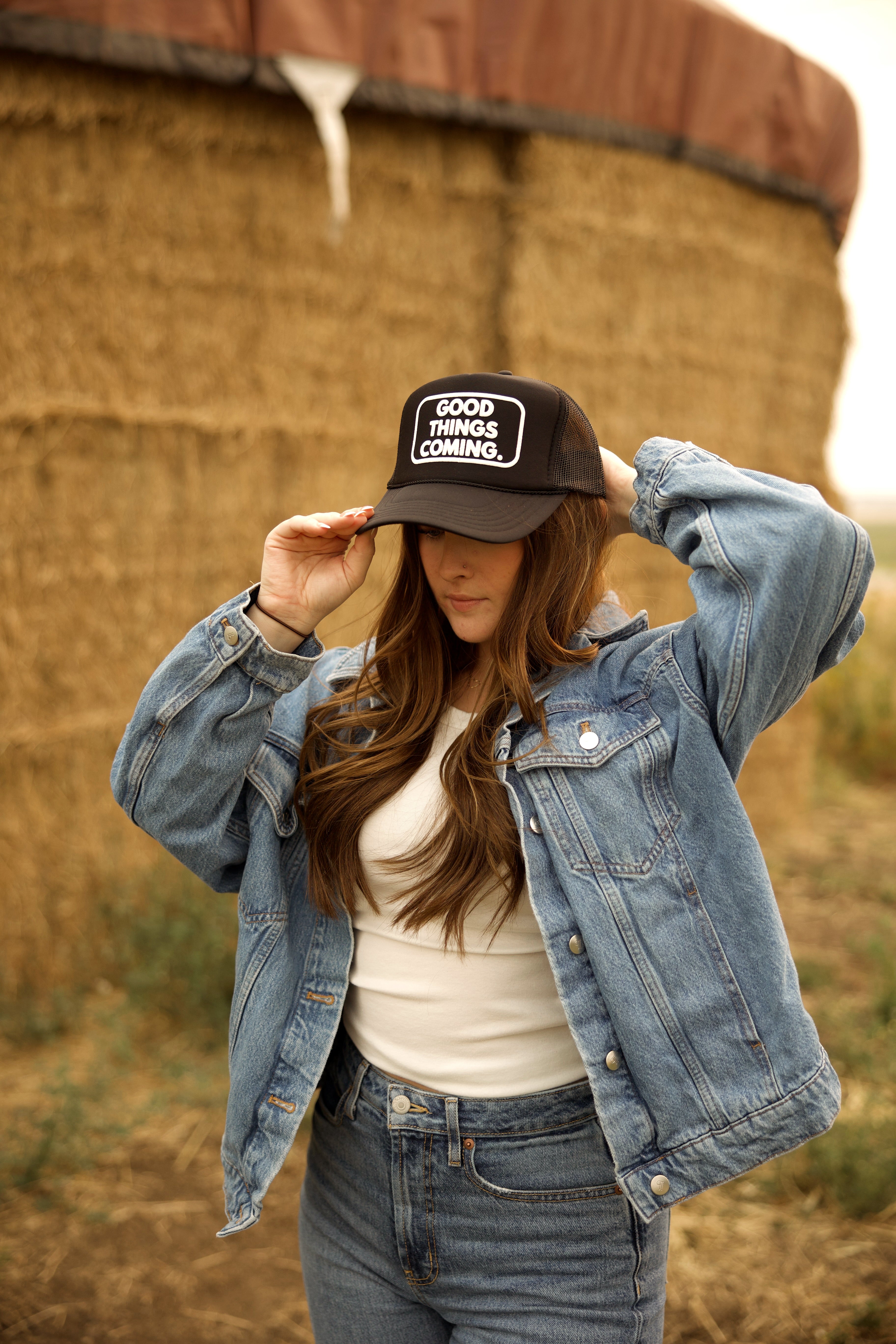 GOOD THINGS COMING. Foam Trucker Hat