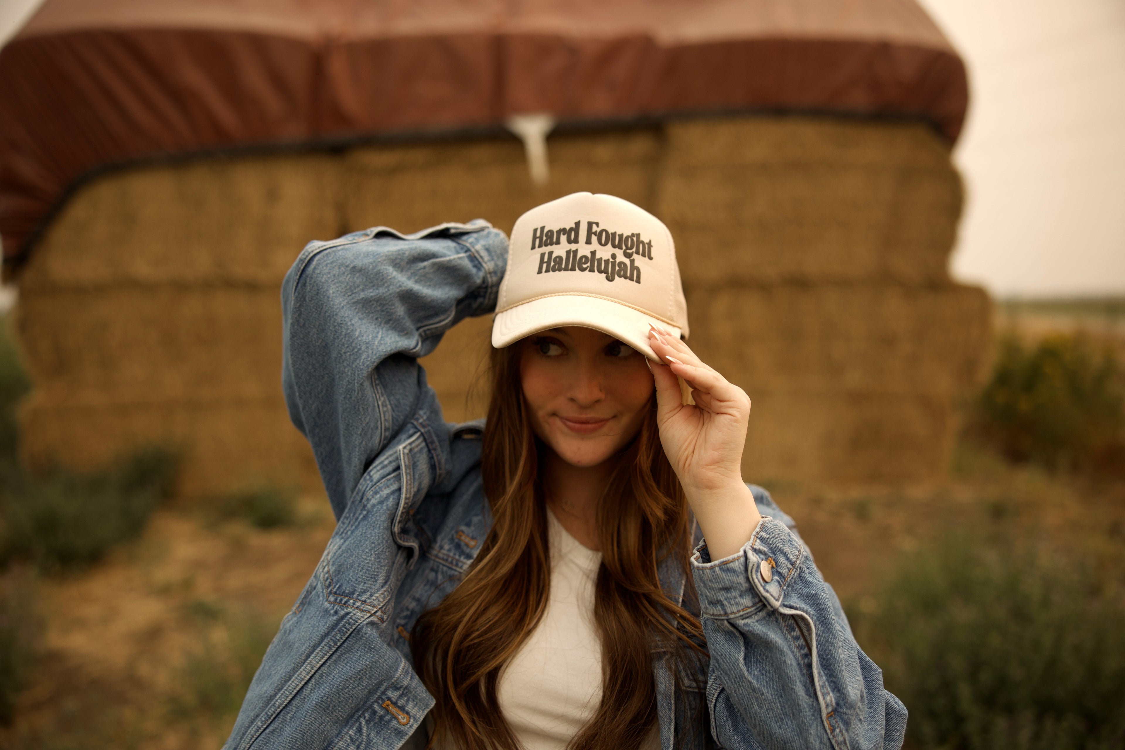 Hard Fought Hallelujah Foam Trucker Hat